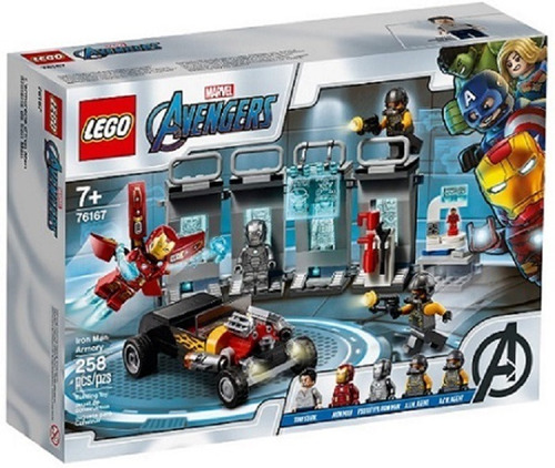 Todobloques Lego 76167 Avengers Armería De Iron Man
