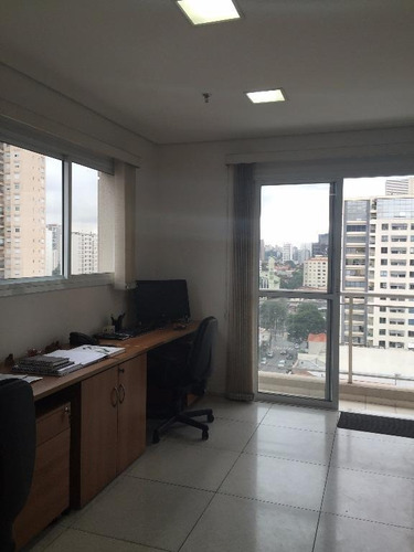 Imagem 12 de 26 de Sala Comercial À Venda, Brooklin, 53m ... 2 Banheiros , Recepção , 1 Vaga Coberta E Ótima Localização - Sa0143