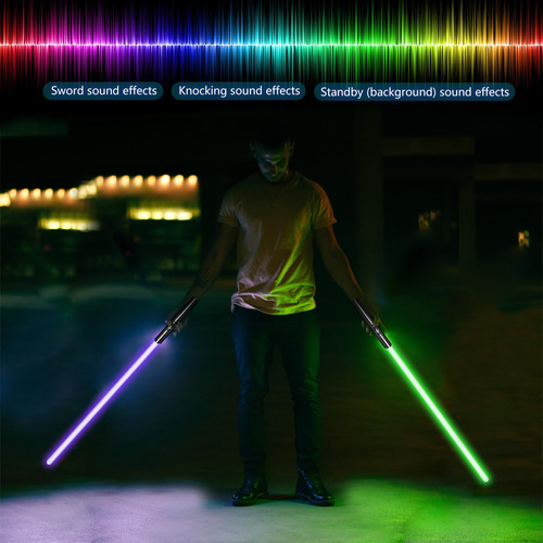 Empuñadura Metálica Recargable Lightsaber Yofoths De 7 Color