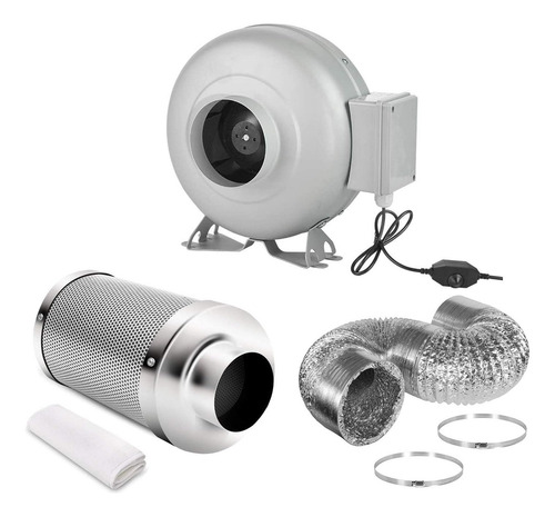 Kit De Ventilador En Línea Ipower, Con Controlador Var Vel