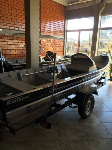 Imagem 1 de 12 de Lancha De Aluminio Plus 500 + 30 Hp Mh Mercury