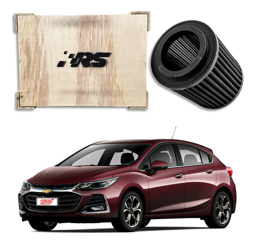 Filtro Ar Esportivo Only Racing Rs Gm Cruze Lt 1.4 16v 2018