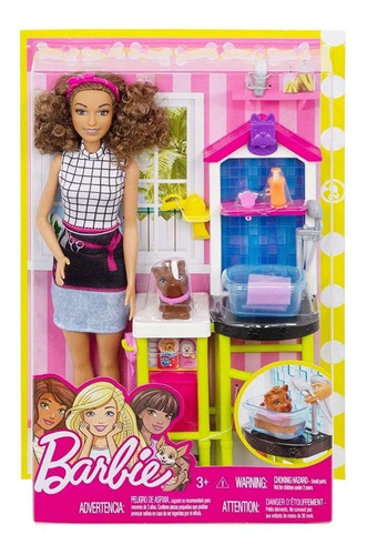 Barbie Muñeca Estilista De Mascotas Original Mattel 