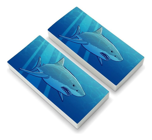Goma De Borrar Blanco Shark (caja De 60 Unidades)