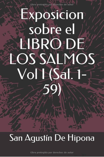 Libro: Exposicion Sobre El Libro De Los Salmos Vol I (sal. 1