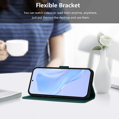 Funda De Piel Tipo Cartera Para Teléfono Qukitel C57 Pro