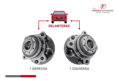 Jgo 2 Maza Balero Rda Delantera Toyota Sequoia 2012 2013 Abs