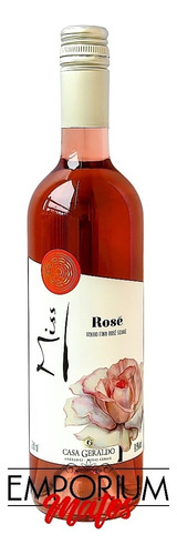 4 Vinhos Fino Suave Rosé Miss Casa Geraldo 750 Ml