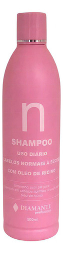  Shampoo Uso Diário Cabelos Normais C/ Oleo De Rícino 500ml