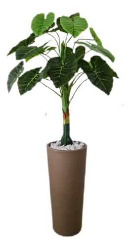 Arreglo Planta Artificial Con Maceta Minimalista De Plástico