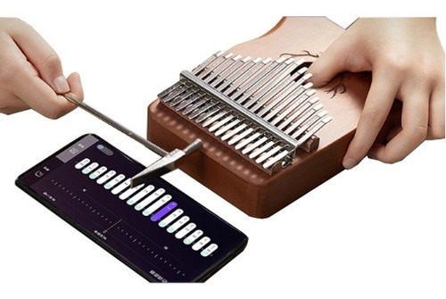 Imagen 3 de 4 de Piano Kalimba 17 Teclas Caoba