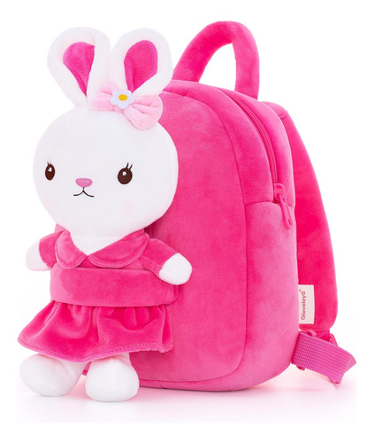 Gloveleya Mochila Para Ninos Con Conejito De Peluche, Color