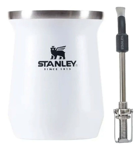 Mate Stanley + Bombilla Spring Acero Inoxidable Termico