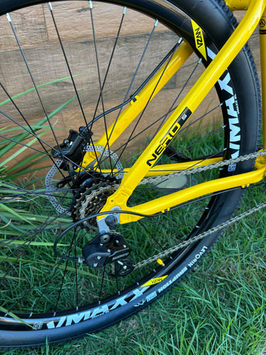 Bicicleta Absolute Nero5 Freio Hidráulico Amarelo 17 "