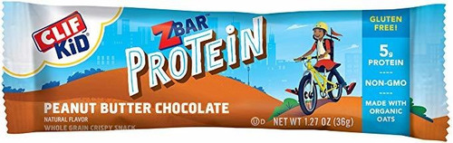 Clif Kid Zbar - Proteína Barras De Granola - Mantequilla De 