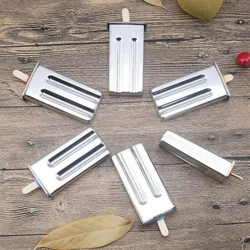 A Molde De Acero Inoxidable Para 6 Paletas