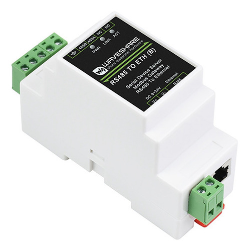 Servidor De Puerto Serie Waveshare Rs485 A Rj45 Ethernet Tc