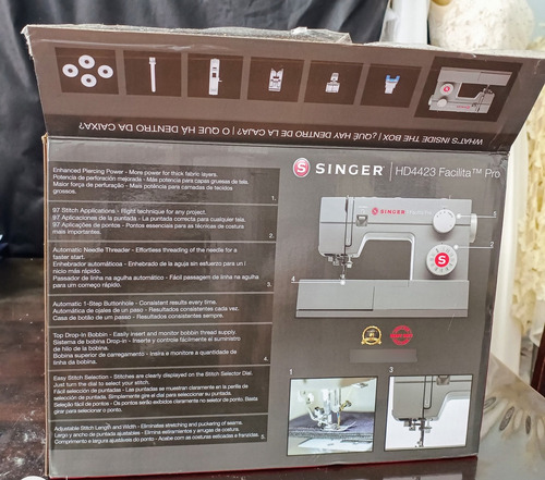 Máquina De Coser Singer Facilita Pro 4423 Gris (Usado)