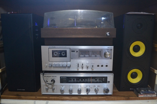 Amplificador, Deck, Parlantes Y Tocadiscos Ken Brown 