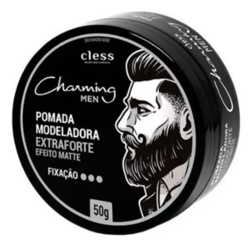 Gel Em Pomada Modeladora Cless Efeito Matte Seco Extra Forte