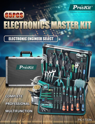 Kit Maestro De Electrónica (110 V) Proskit Pk-1700
