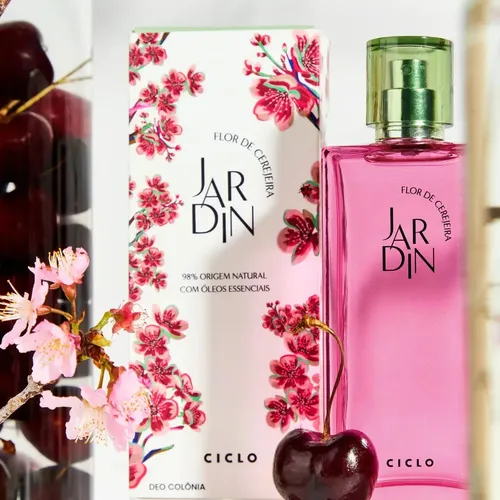 Deo Colônia Jardin Flor De Cerejeira 100ml Perfume Ciclo