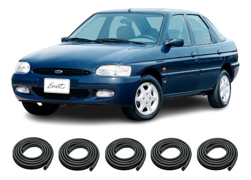 Ford Escort L Nueva Burletes (para Las 4 Puertas + El Baul)