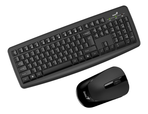 Imagen 5 de 10 de Combo Teclado Y Mouse Inalambricos + Parlantes Graves Genius