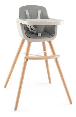 Silla Alta Glacer, Sillas Altas De Madera Convertibles 3 En
