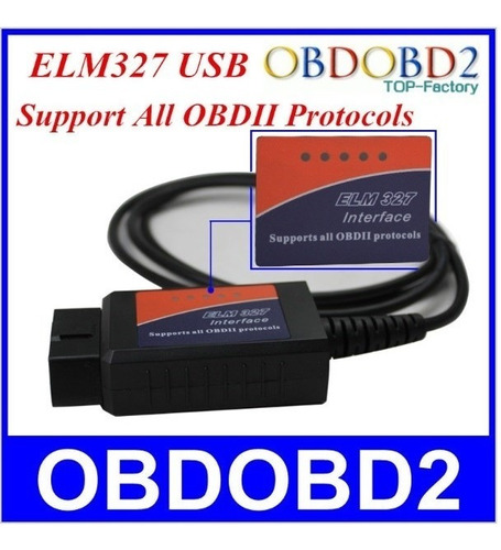 Obd Il Elm327 Usb Obd2 Escaner Automotriz Scanner V1.5