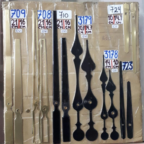 Maquinas De Relojes De Pared, Rosca 10mm Agujas Xl