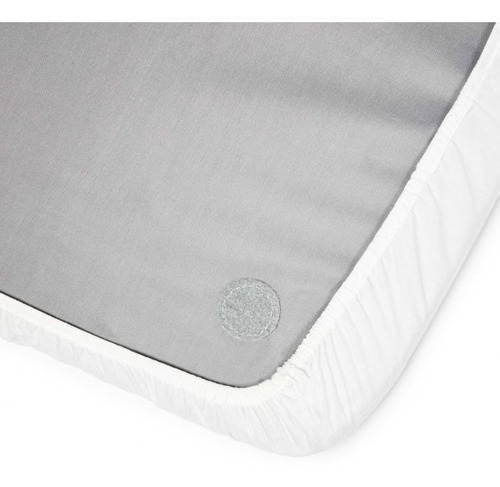 Sábana Ajustable Para Cuna De Viaje Instantánea Aeromoov Color Blanco Diseño De La Tela Algodon Liso