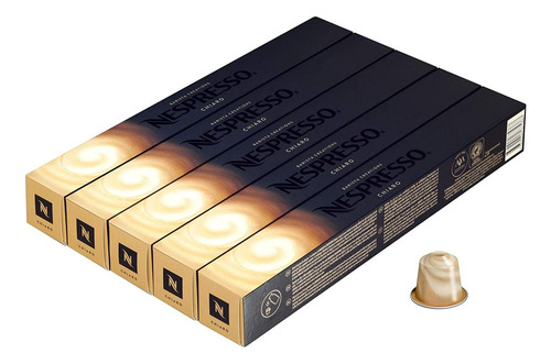 50 Capsulas Nespresso Chiaro Barista Original + Envio Gratis
