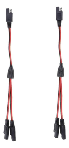 Cable Divisor De Extensión De Adaptador De Enchufe Sae De