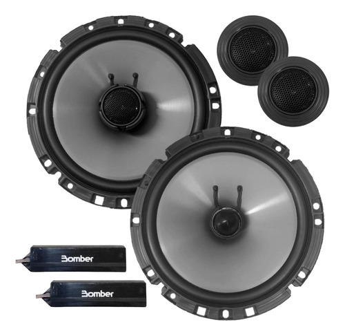 Parlantes Componentes Bomber 6 Pulgadas 60w Rms Kit Mobile