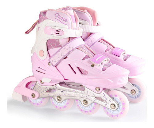 Patines Ajustables Niño En Lantas Luces Led Infantil