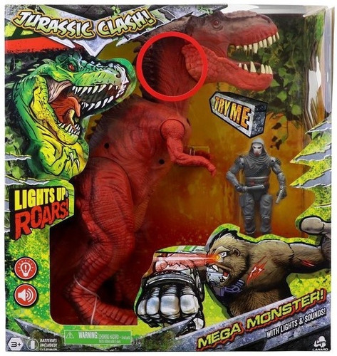 Jurassic Clash Mega Monster Figura T-rex