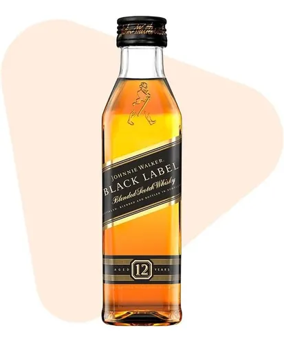 comprar Whisky Escocês Blended Black Label Johnnie Walker Garrafa 50ml