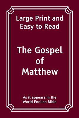 Libro The Gospel Of Matthew: Large Print And Easy To Read...