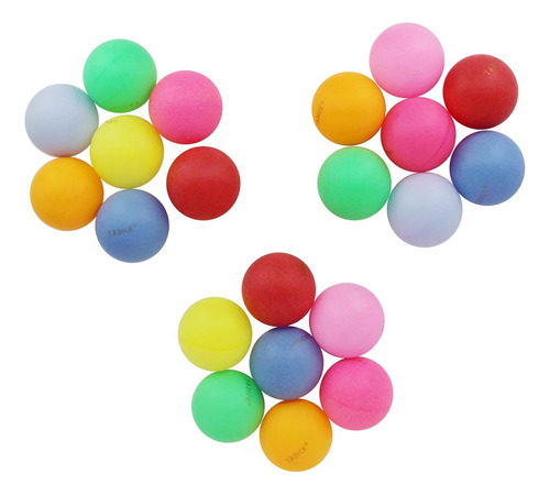 Paquete De 50 Pelotas De Ping-pong De Cerveza De Colores ...
