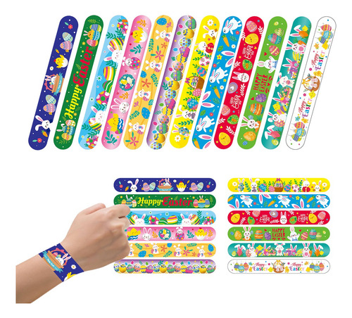12 Pulseras De Aplausos For Niños De Pascua For Fiestas