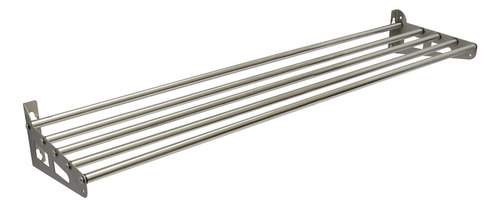 Gancho De Acero Inoxidable Con Repisa De Pared Tubular 1m
