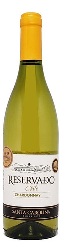 Santa Carolina Reservado Chardonnay vinho chileno branco 750ml