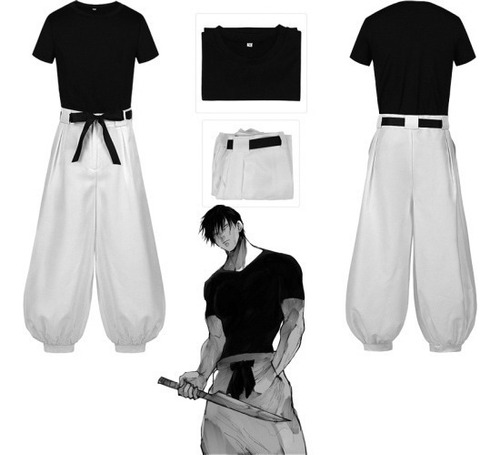 Ropa De Rol De Anime Jujutsu Kaisen Fushiguro Toji Para Adul