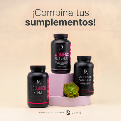 Multivitamínico Para Mujer Mayor De 40 Años 180 Cáps B Life - Womens mult matur3
