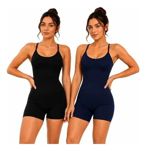 Kit com 2 Macaquinhos Fitness Feminino