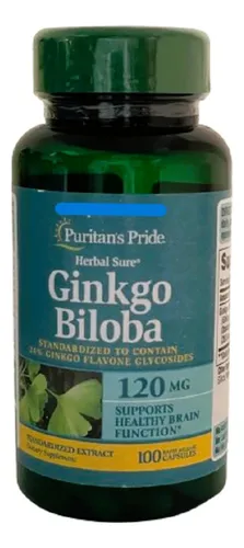 comprar Ginkgo Biloba 120mg 100caps  Puritans Pride