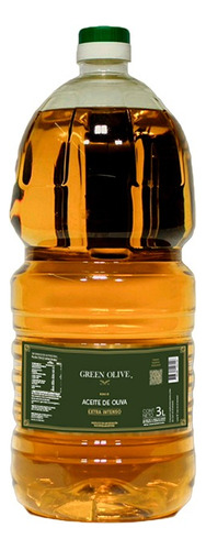 Aceite De Oliva Green Olive Extra Intenso Blend X 3 Lt. Pet