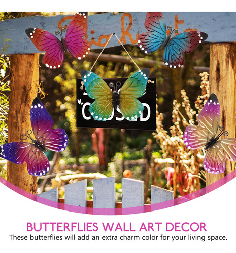 Q Accesorios De Decoración De Pared Con Forma De Mariposa,
