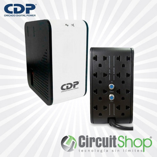 Regulador De Voltaje Cdp Rc2-avr1008 500w Circuit Shop